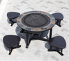 Multi-functional Granite Park Fire Pit Table