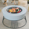 Auto-ignition Concrete BBQ Fire Pit Table