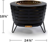 Blue Smokeless Patio Pellet Fire Pit