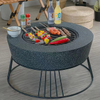 Auto-ignition Concrete BBQ Fire Pit Table