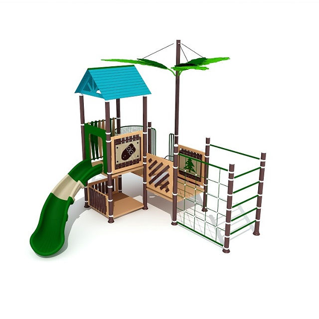 Preschool Children Treehouse Natural Outdoor Playground